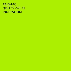 #ADEF00 - Inch Worm Color Image